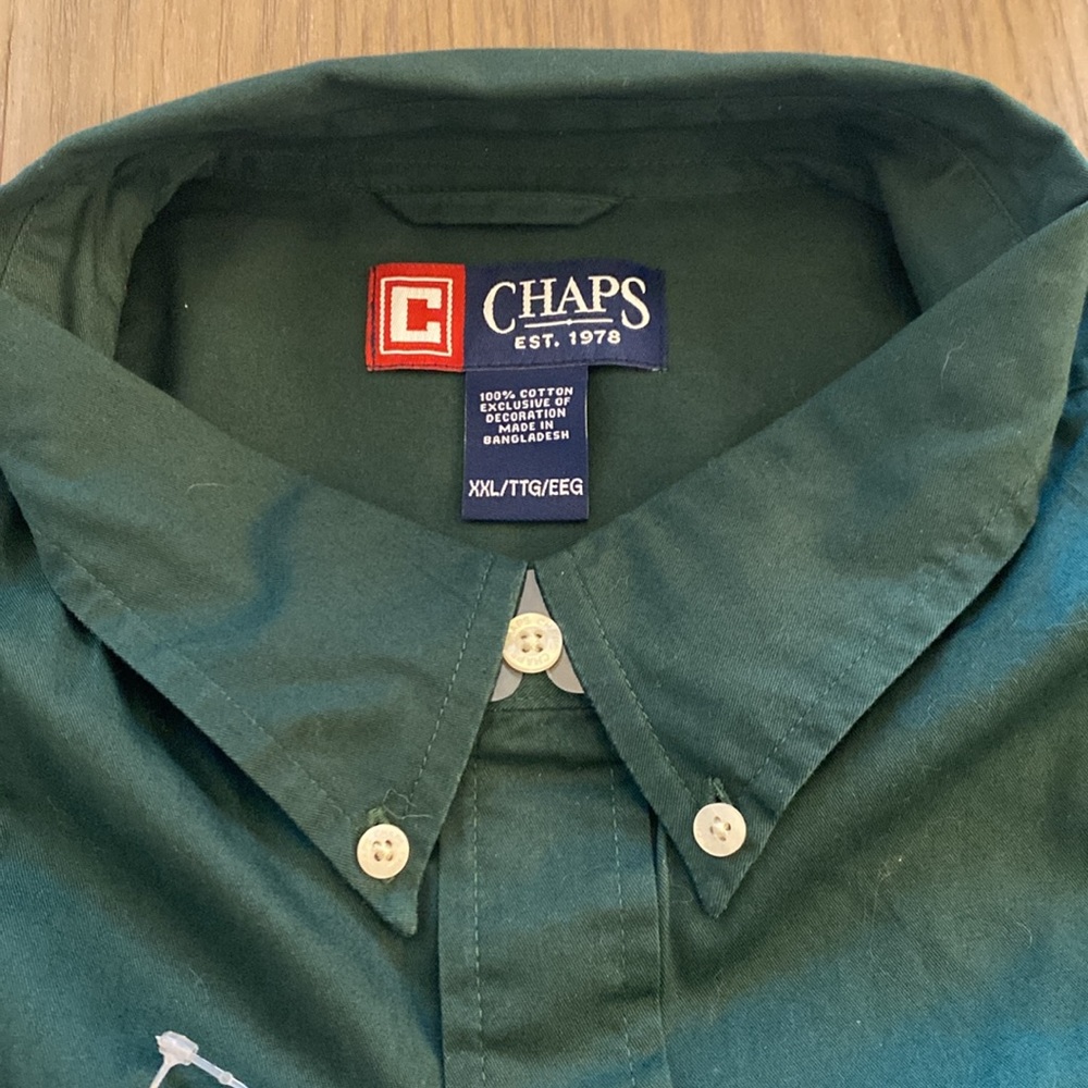 NWT chaps button down shirt